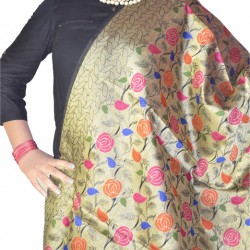 Buy floral print colourful dupatta for ladies.