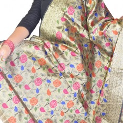 Buy floral print colourful dupatta for ladies.