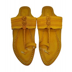 Buy Lightweight leather kolhapuri chappal for men