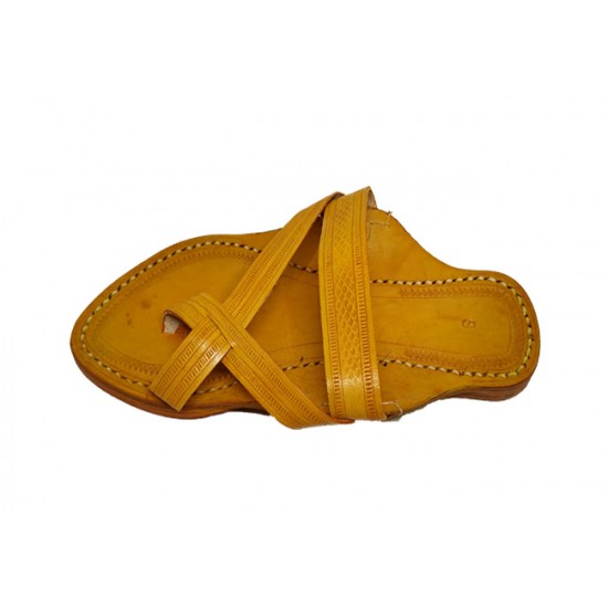 Buy Cross strapped designer kolhapuri chappal for men