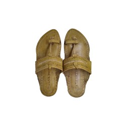 Buy Skin Colored sober Kolhapuri Chappal for Men