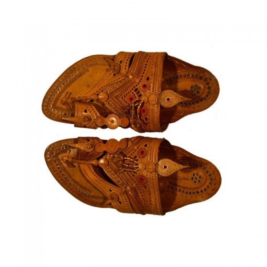 leather kolhapuri chappal