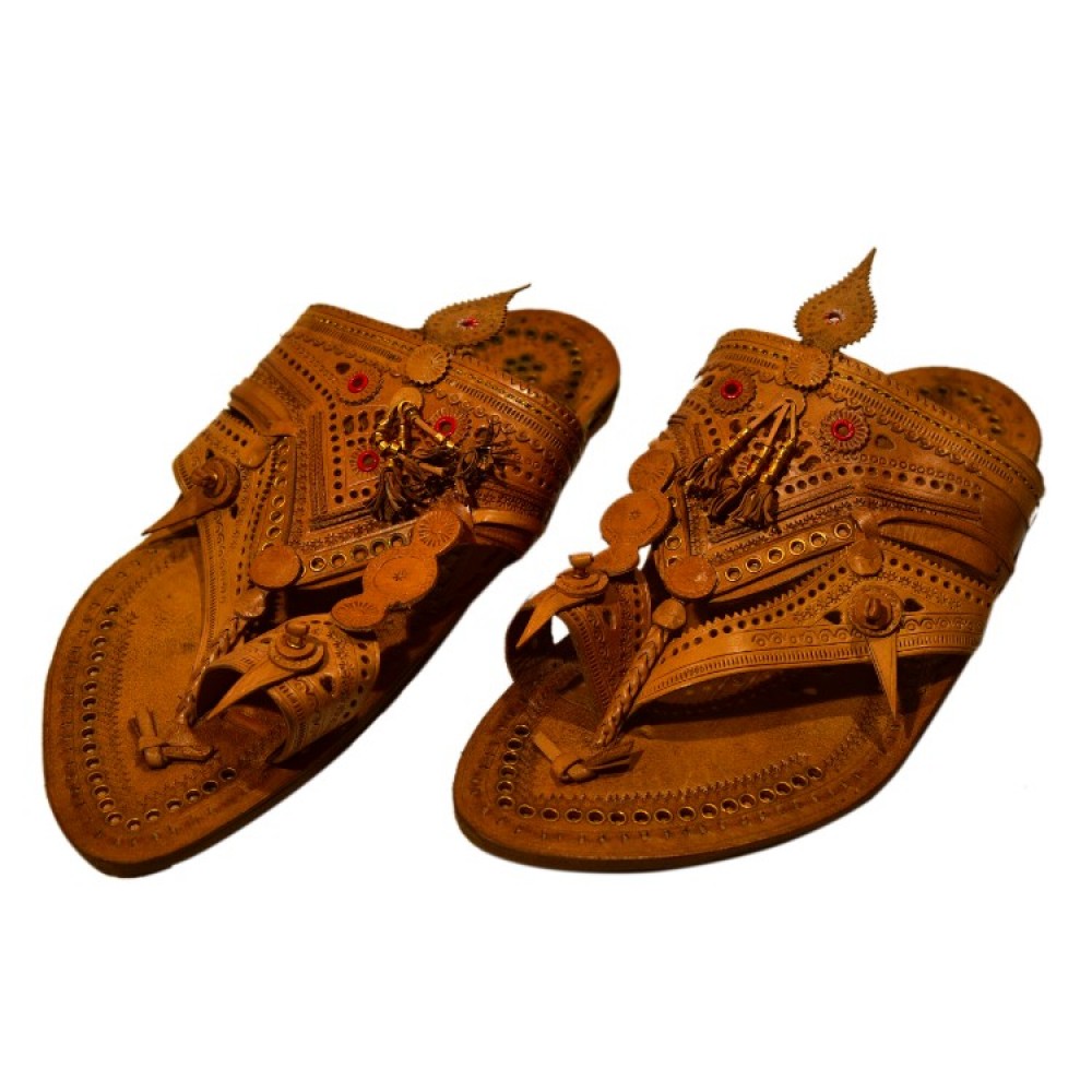 Buy Shahu Maharaj pattern Original Kolhapuri Chappal | Swarajyam