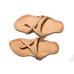 Comfortable flat slipper style Kolhapuri footwear for women