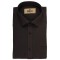 Buy plain black color muslin khadi shirt for men.