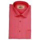 Buy plain Red colored Original Muslin Khadi shirt for Men