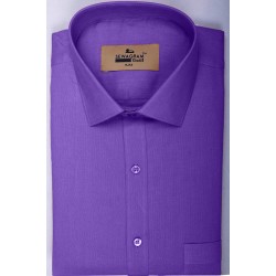 Buy purple colored khadi shirt with full & half sleeves