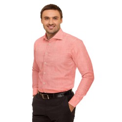 Buy Congo Pink colored original Khadi Shirt with full & Half Sleeves