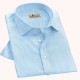 Buy Aqua Blue Original Muslin Khadi Slim Fit shirt for Men
