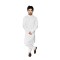 Buy premium khadi white kurta with Designer Kolhapuri chappal