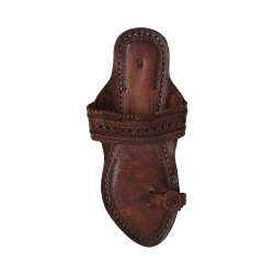 Buy Blackish Brown Colored Ladies Kolhapuri Chappal