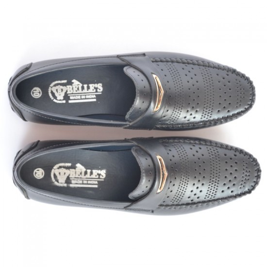 Buy Black casual loafers for men. 