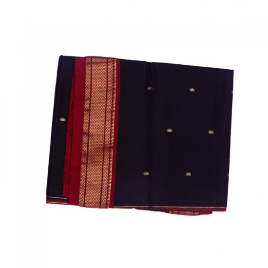 Buy Black Colored Original Silk Paithani Saree Buy Black Colored Original Silk Paithani Saree