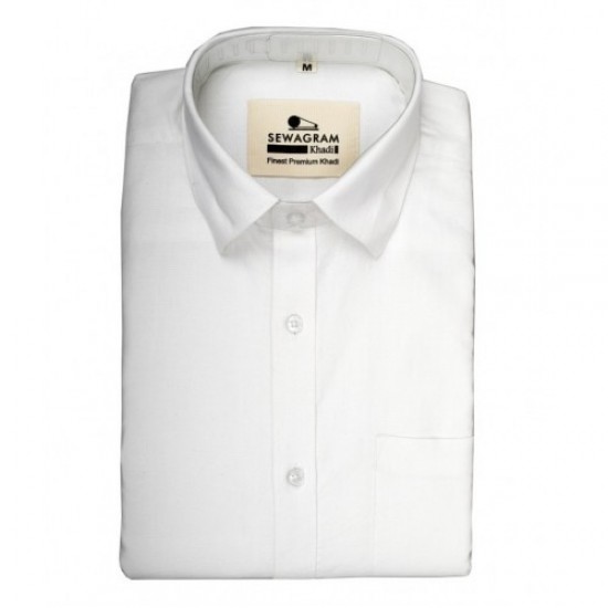 Buy premium Khadi White shirt for men.