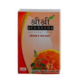 Buy sri sri tattva orange & tulsi soap.