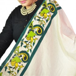 Buy hand painted Dupatta for women.