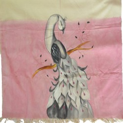 Buy hand painted khadi dupatta for women.