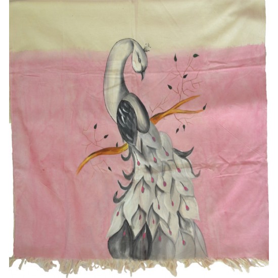 Buy hand painted khadi dupatta for women. Buy hand painted khadi dupatta for women.