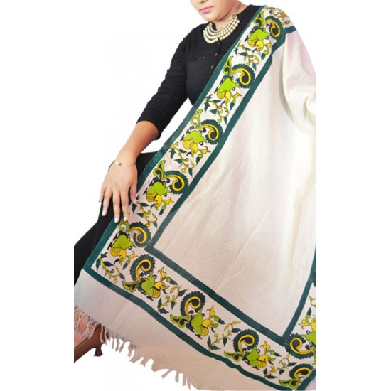 Buy hand painted Dupatta for women.